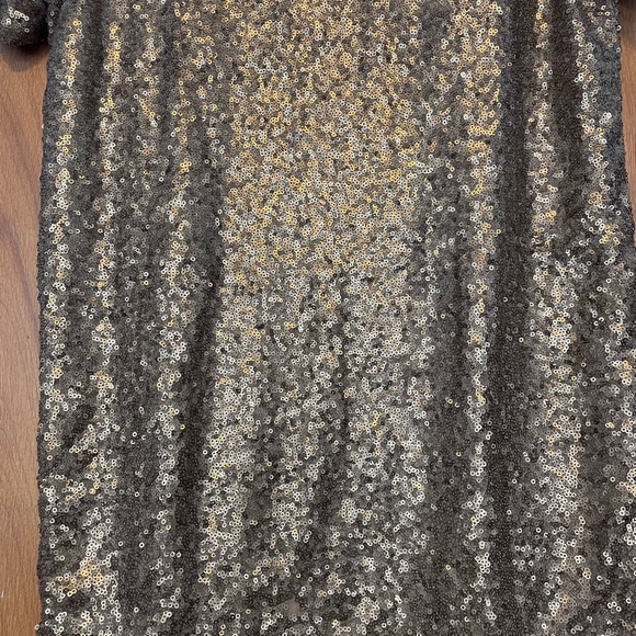 Golden/bronze sequence sparkly loose dress or tunic - Picture 5 of 7